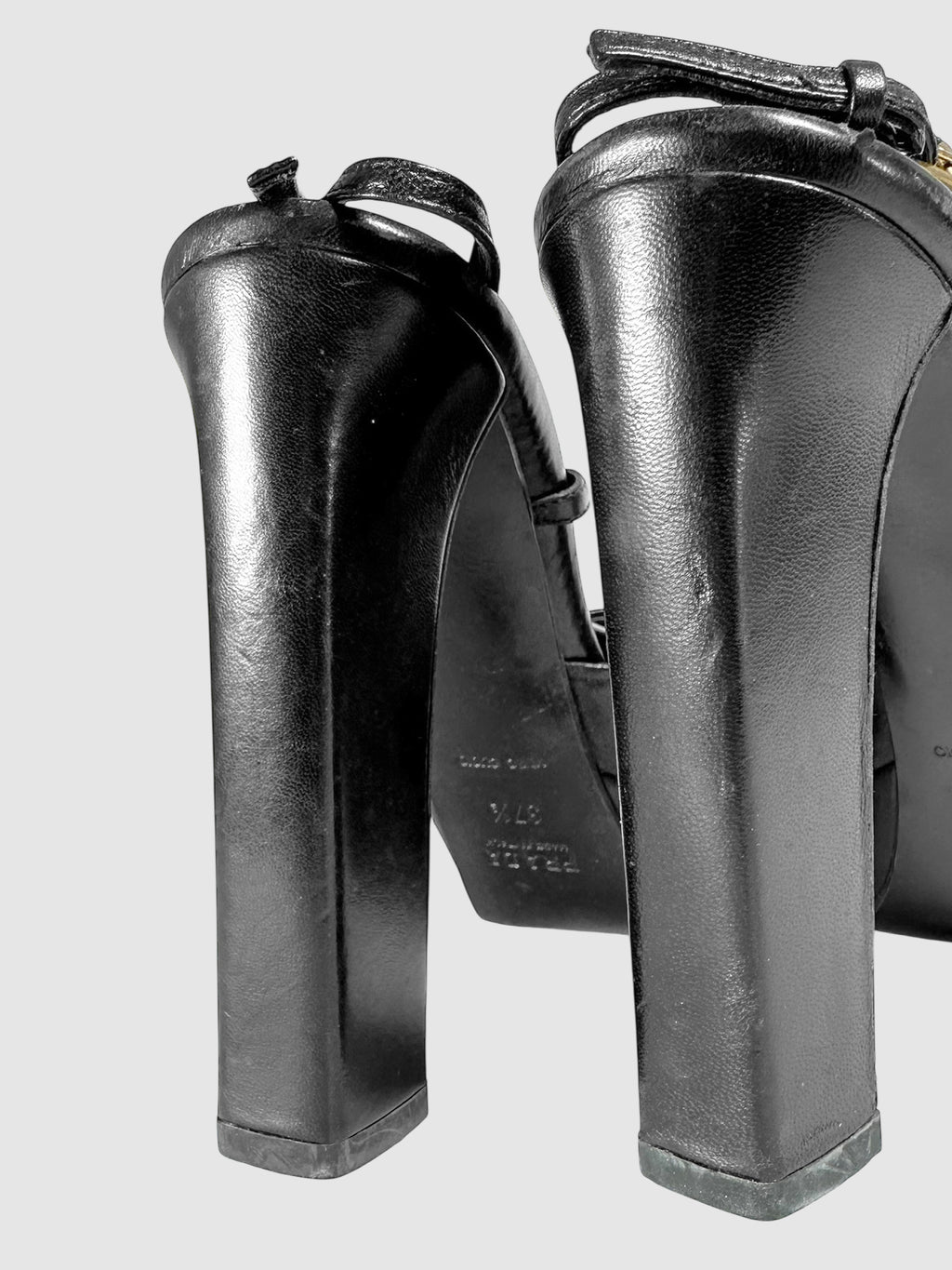 Leather Slingback Pumps