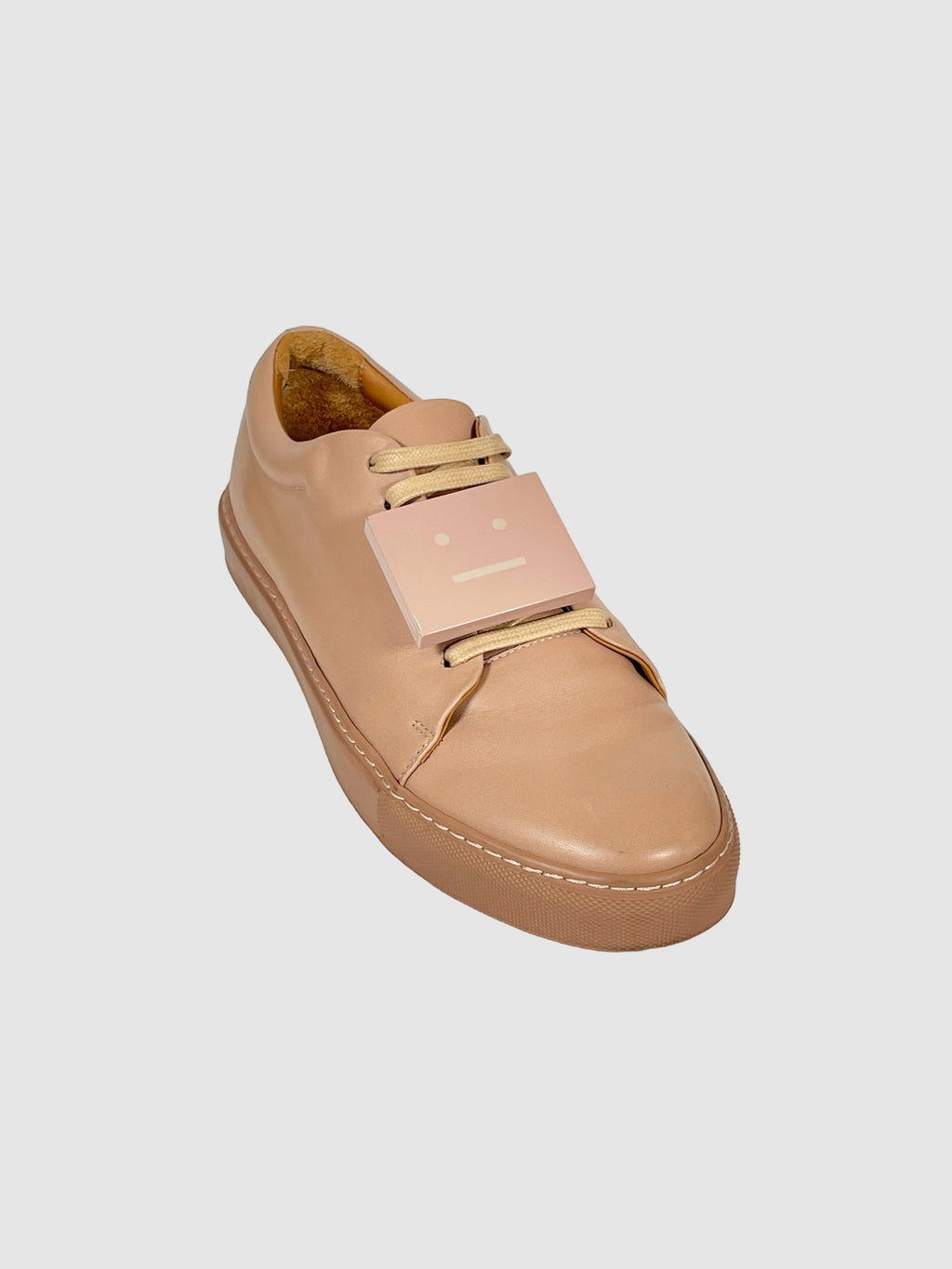 Leather Low Top Sneakers - Size 40