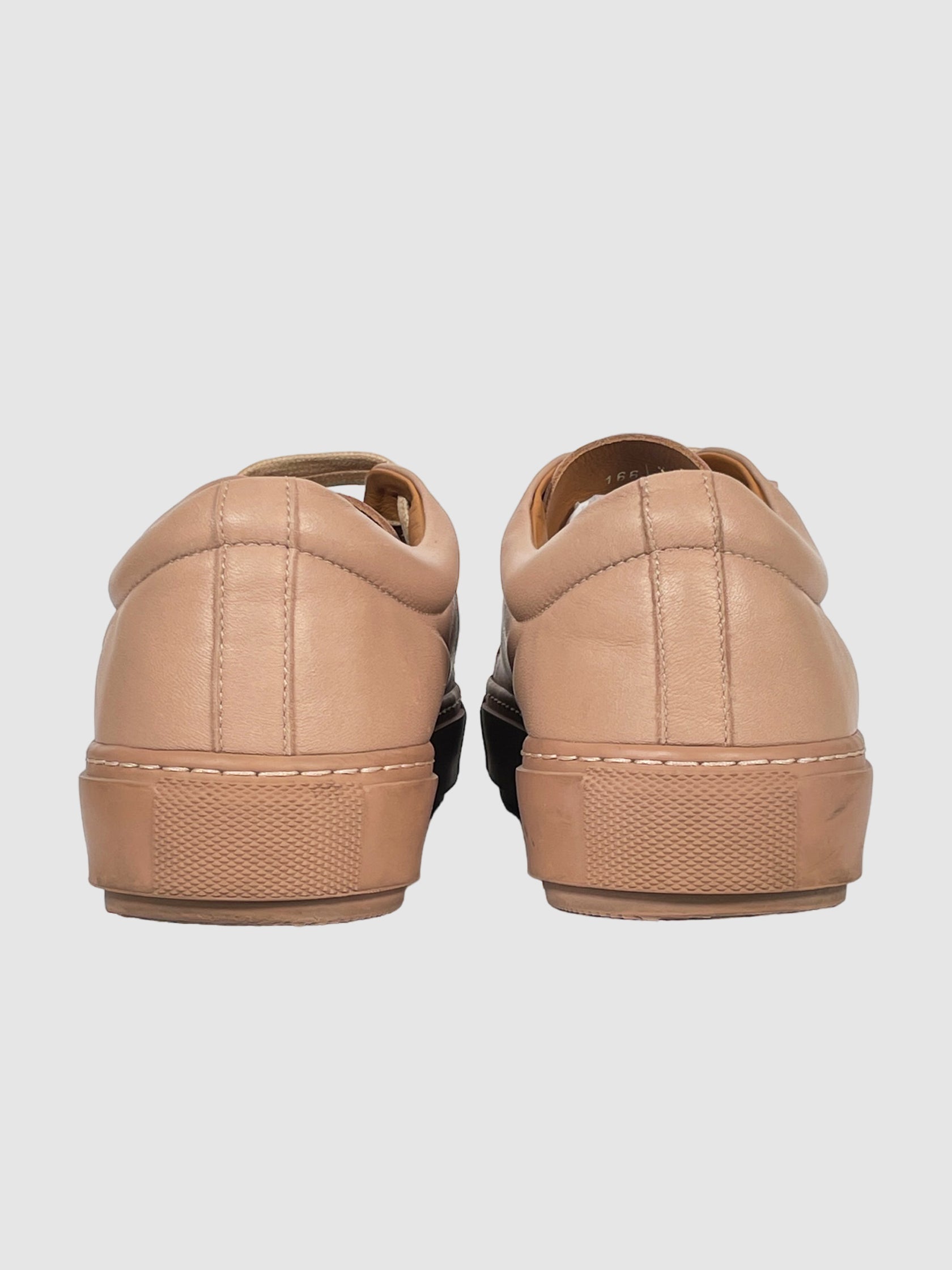 Leather Low Top Sneakers - Size 40