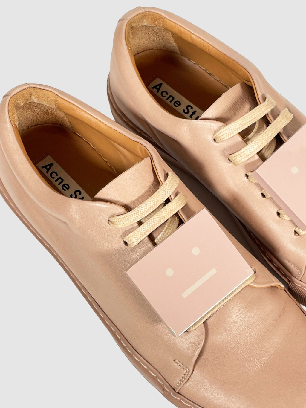 Leather Low Top Sneakers - Size 40