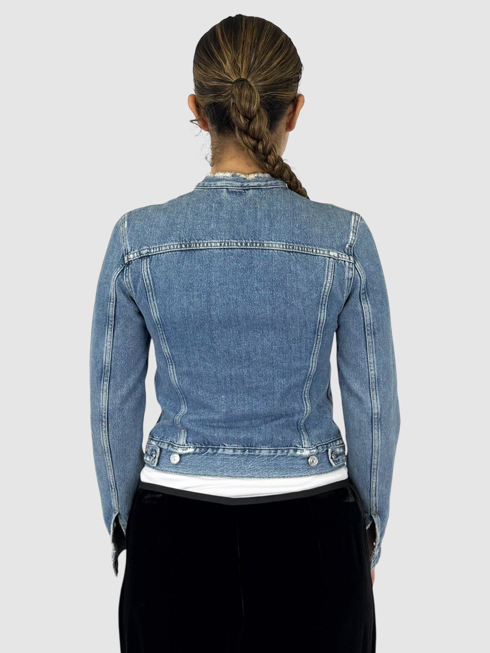 Denim Button-Up Jacket