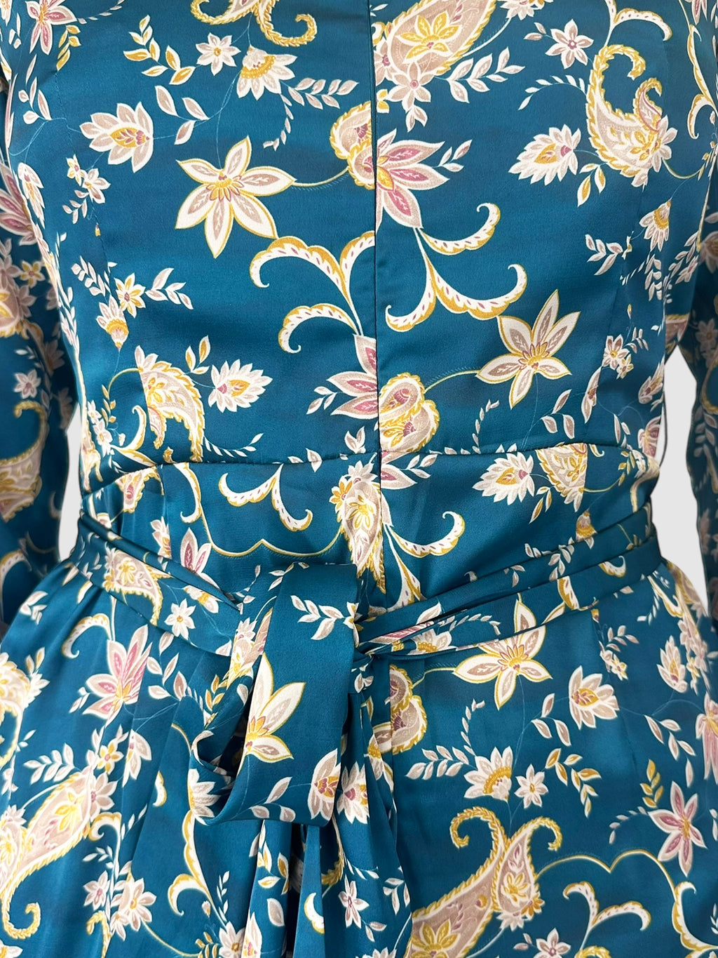 Patterned Midi Dress