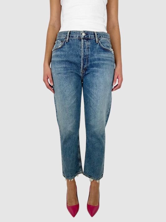 Cropped Straight Leg Riley Jeans - Size 30