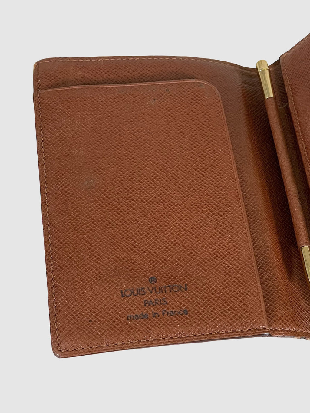 Monogram Mini Agenda Cover with Pen