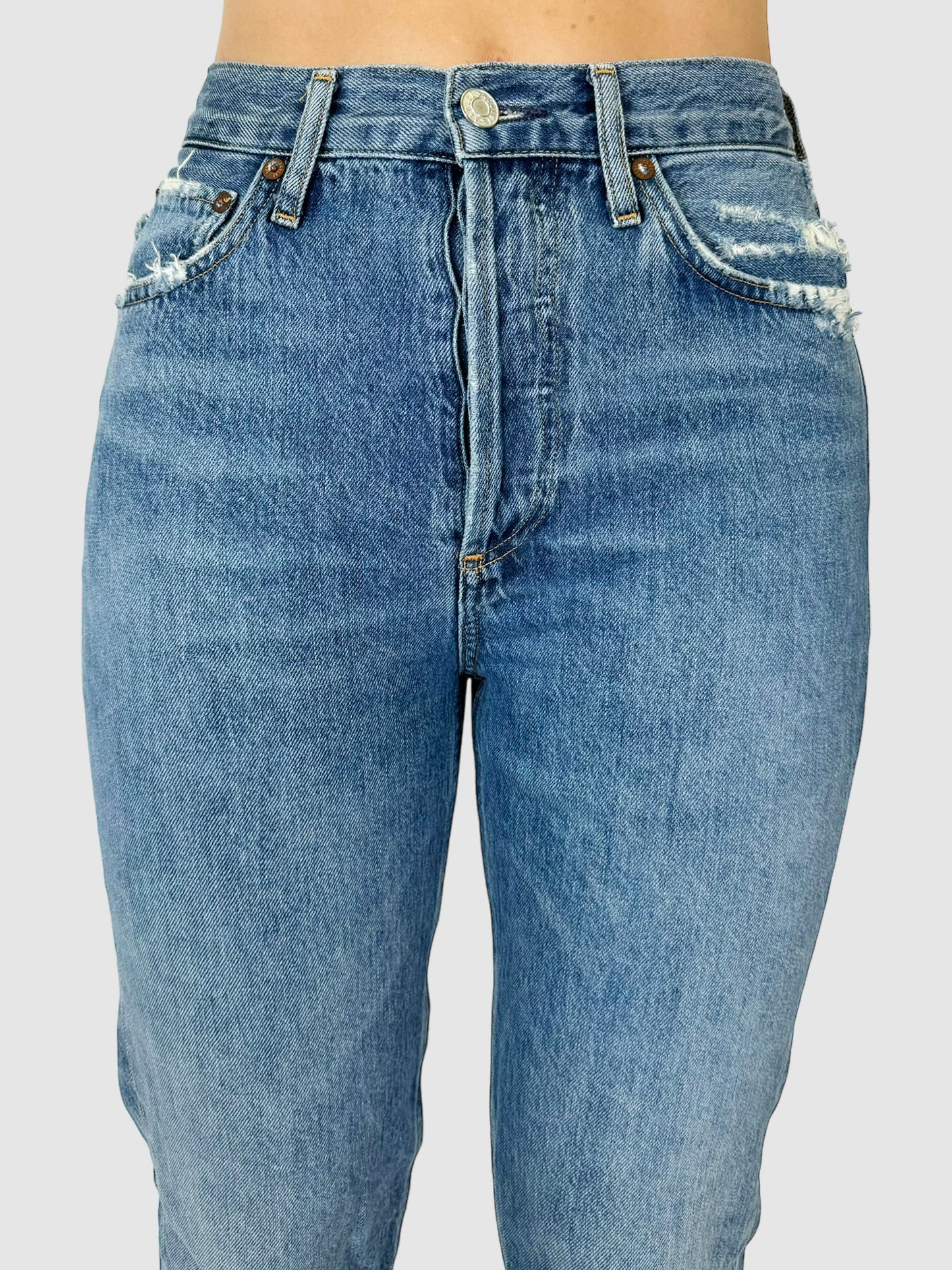 Riley Straight Crop Jeans - Size 25