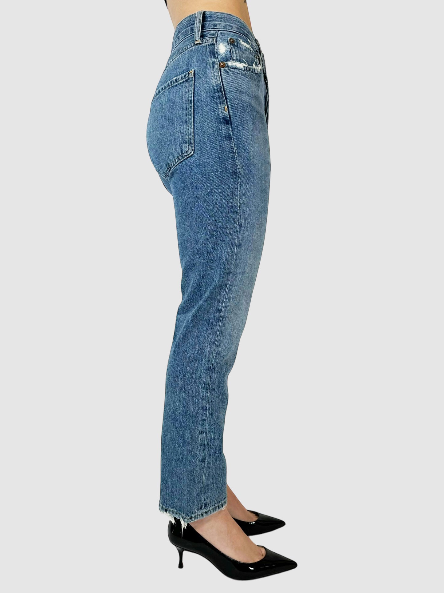 Riley Straight Crop Jeans - Size 25