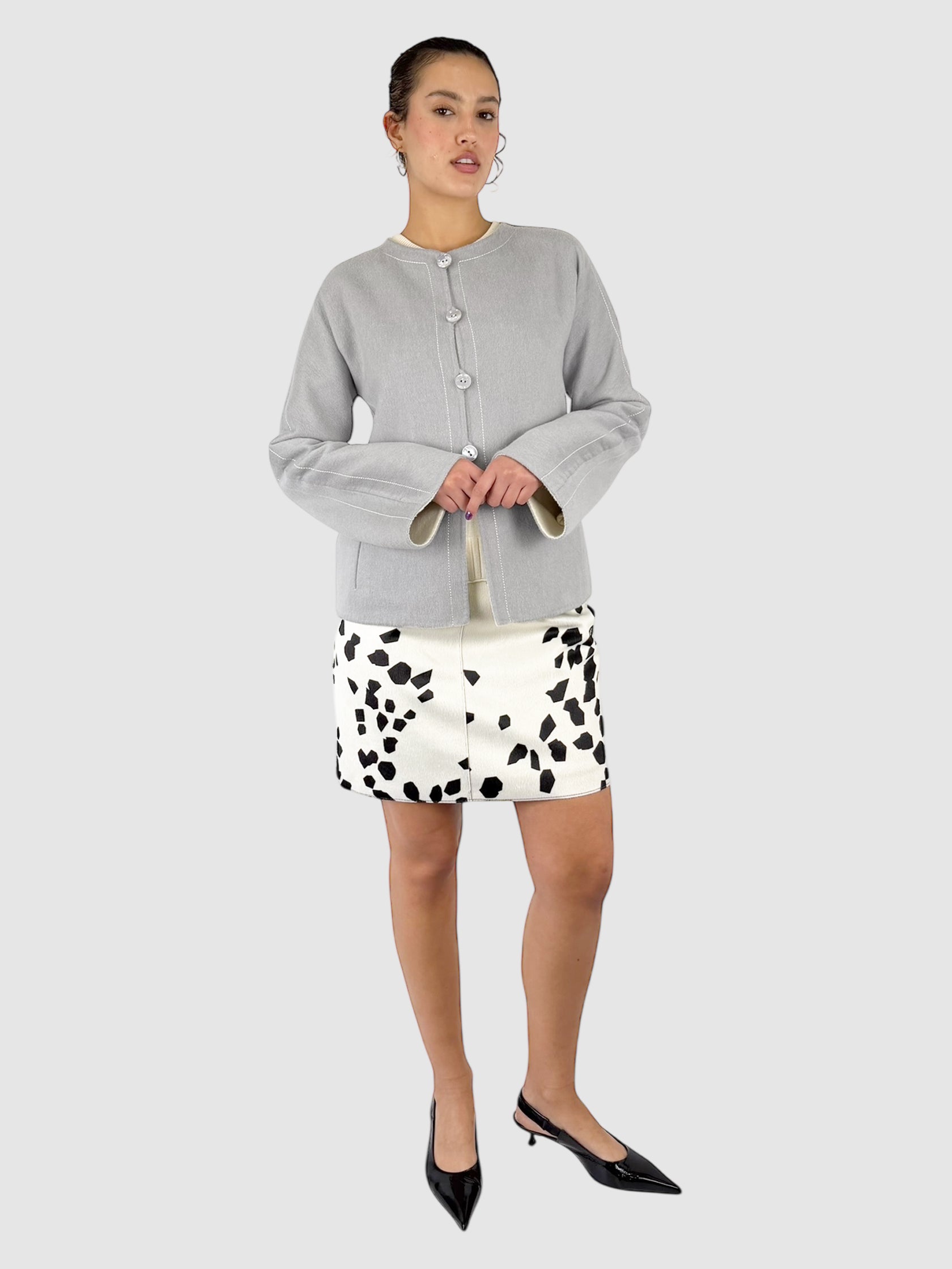 Cashmere Single-Breasted Coat