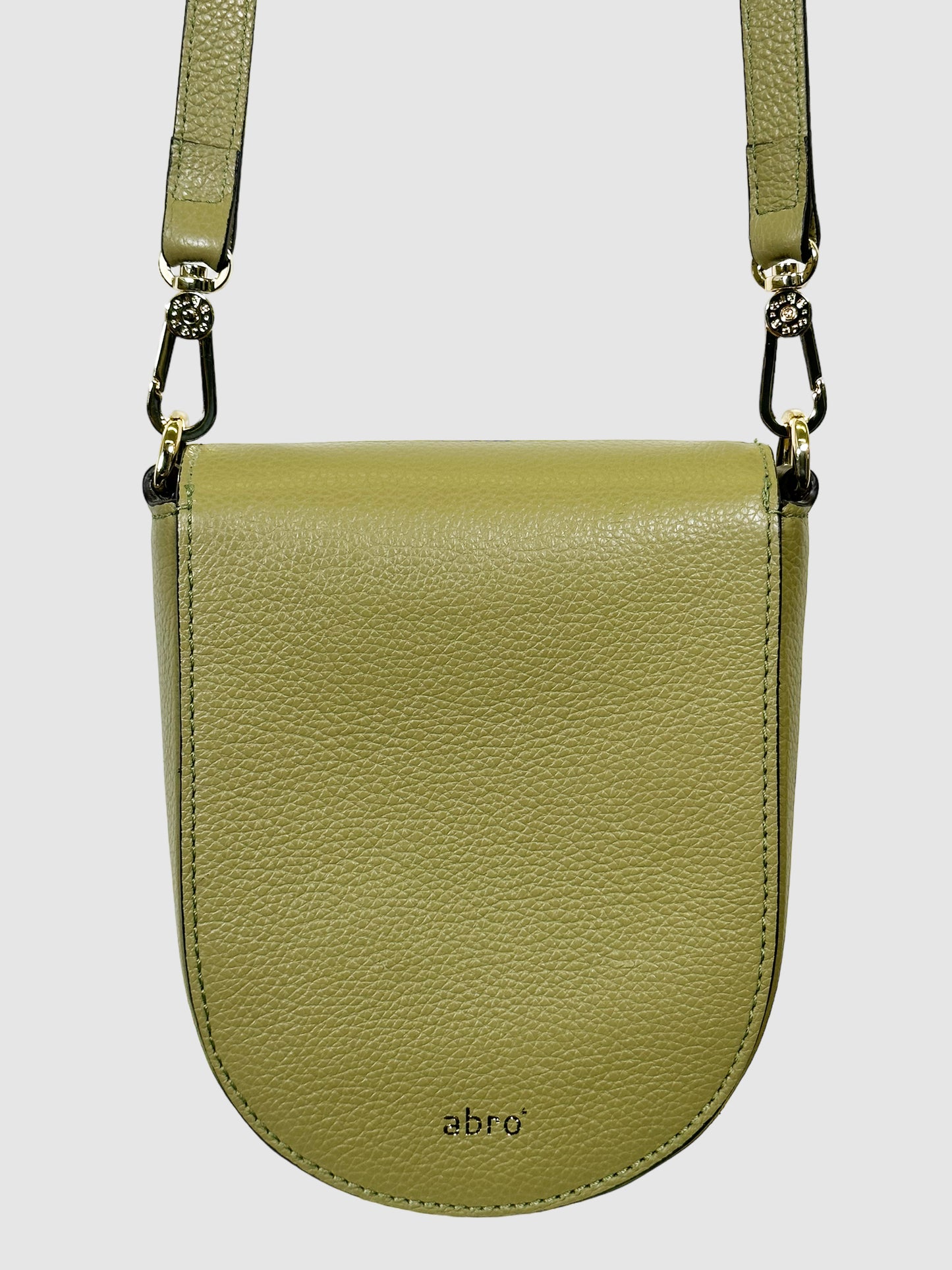 Leather Flap Crossbody Bag