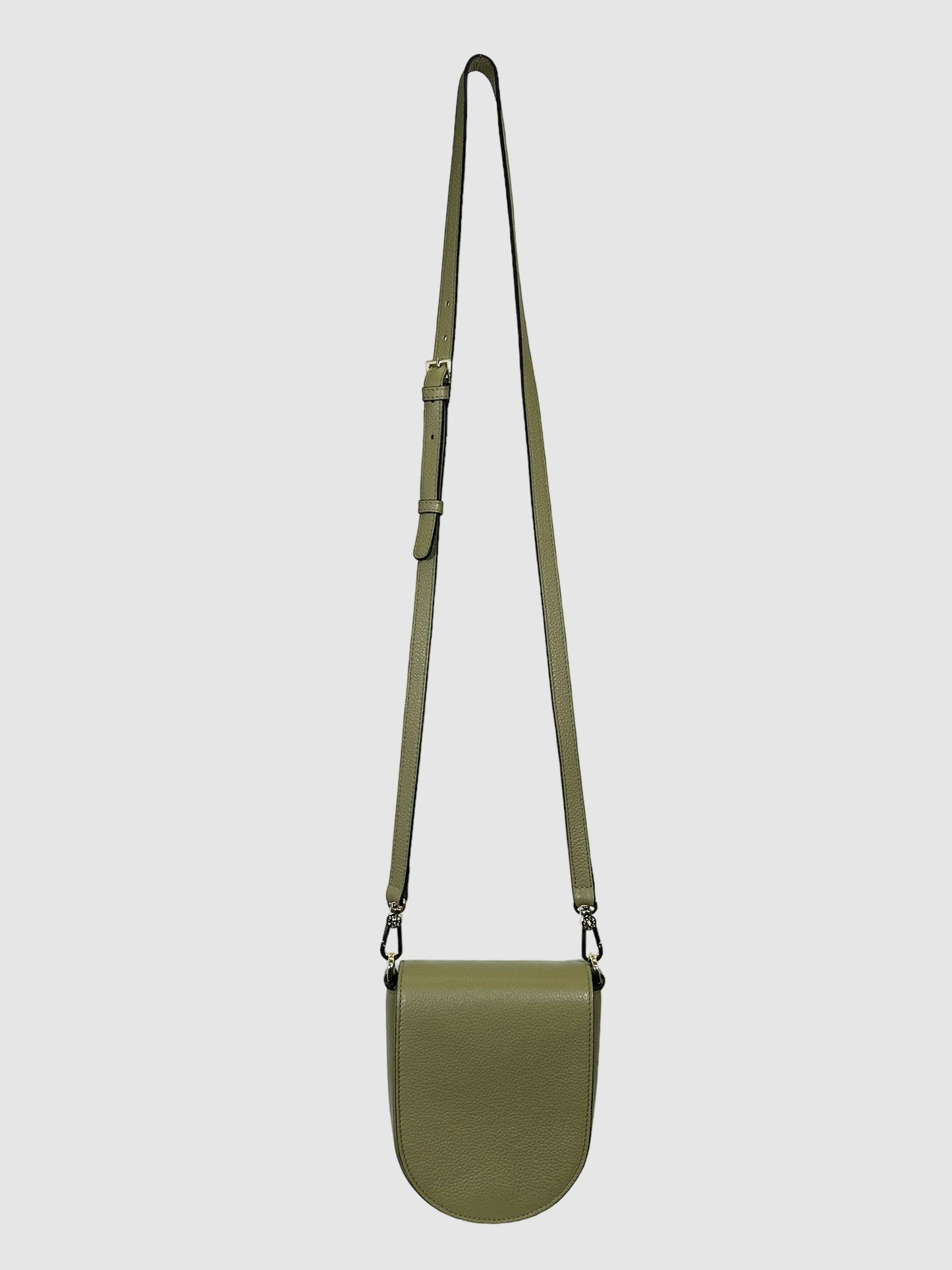 Leather Flap Crossbody Bag