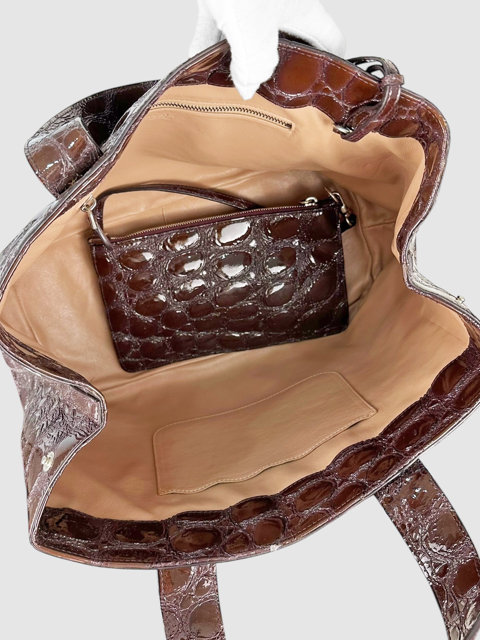 Alligator Embossed Bag