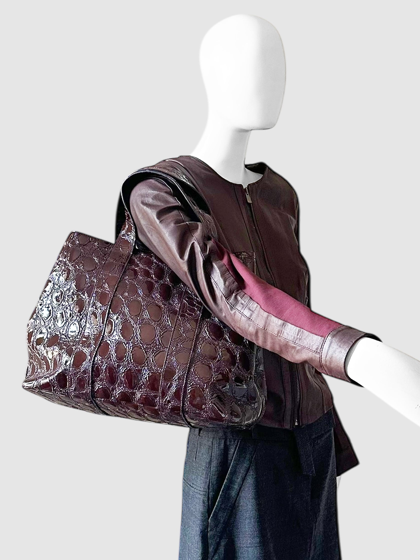 Alligator Embossed Bag