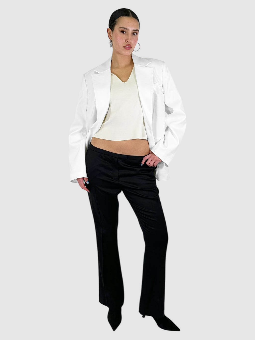 Oversized Single-Breasted Blazer