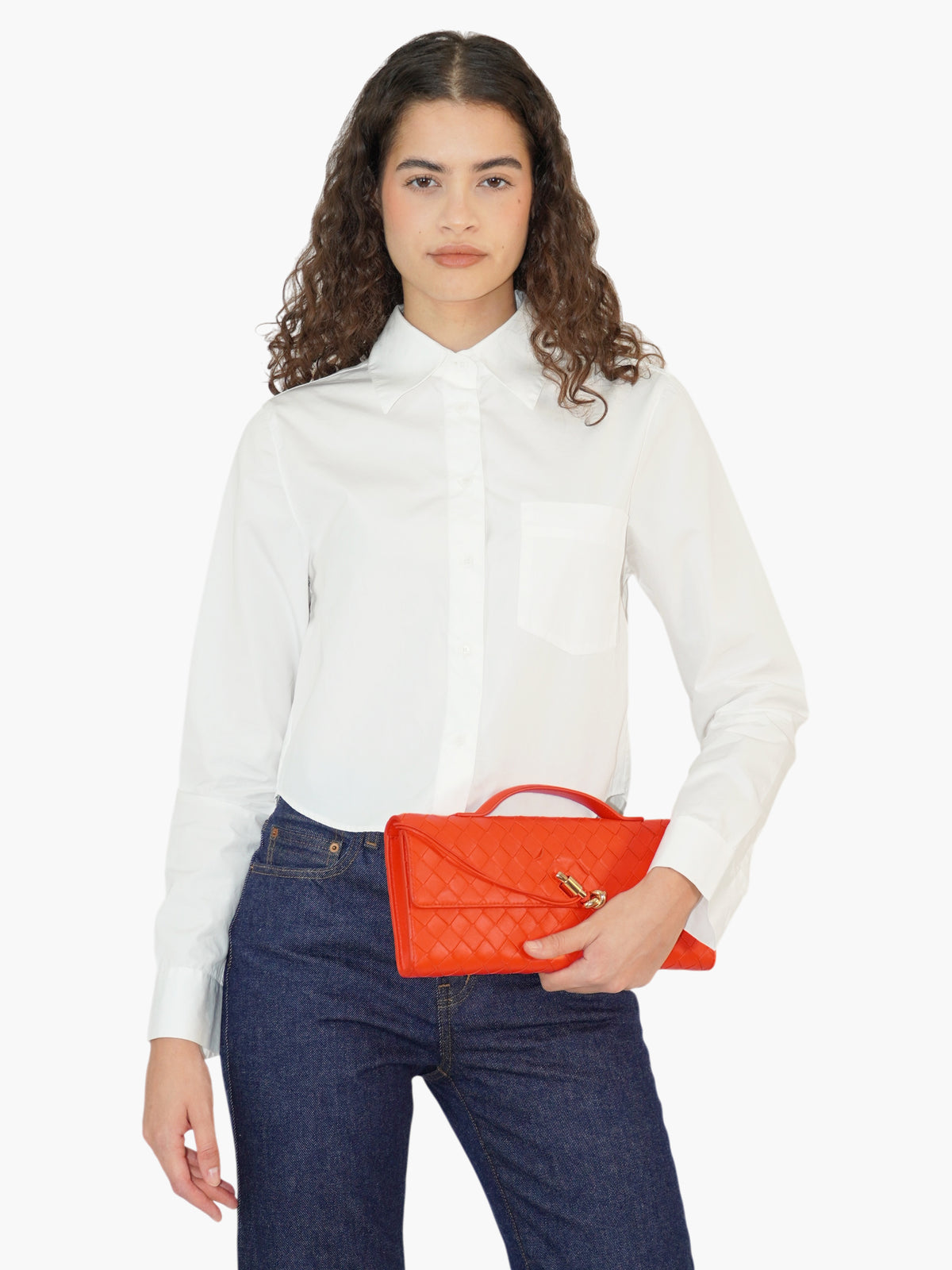 Intrecciato Andiamo Clutch