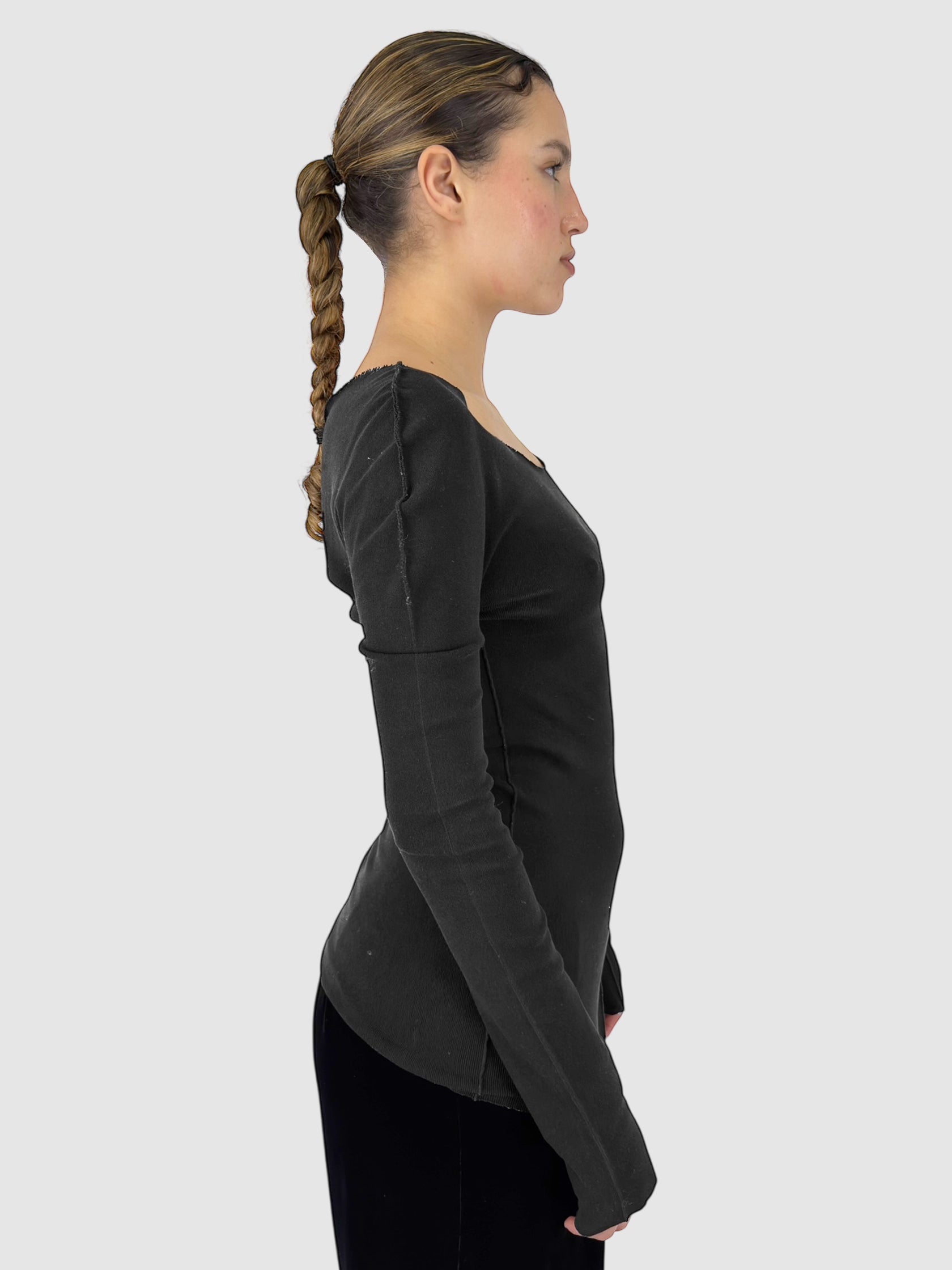 Knit Long Sleeve Top