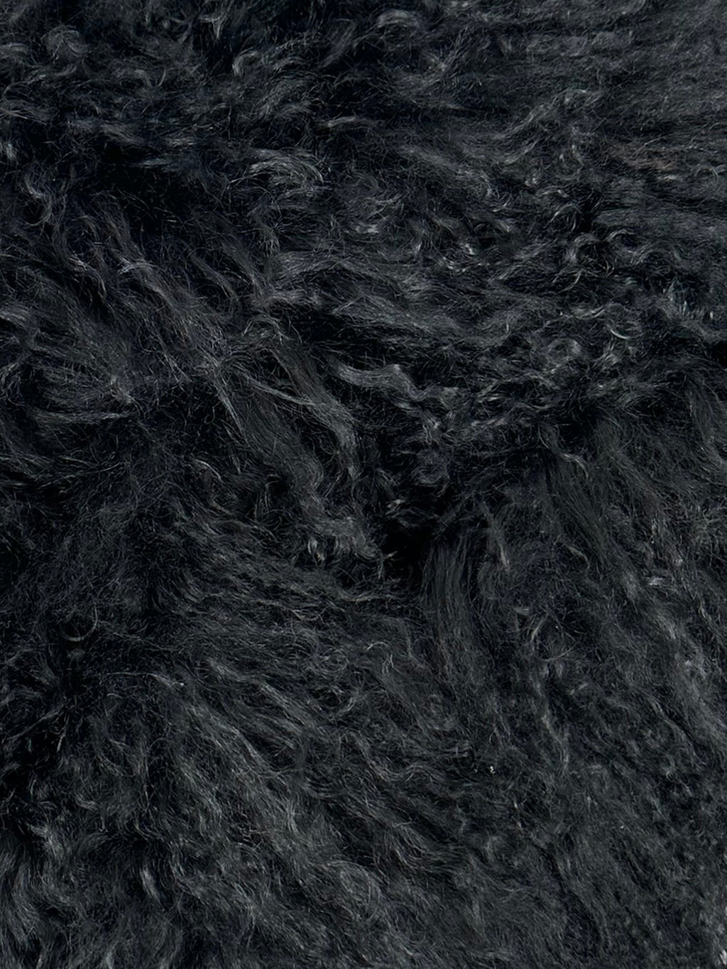 Aqua Madonna Lamb Fur Shoulder Bag