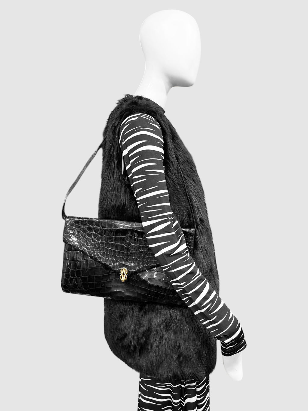 Leather Envelope Clutch