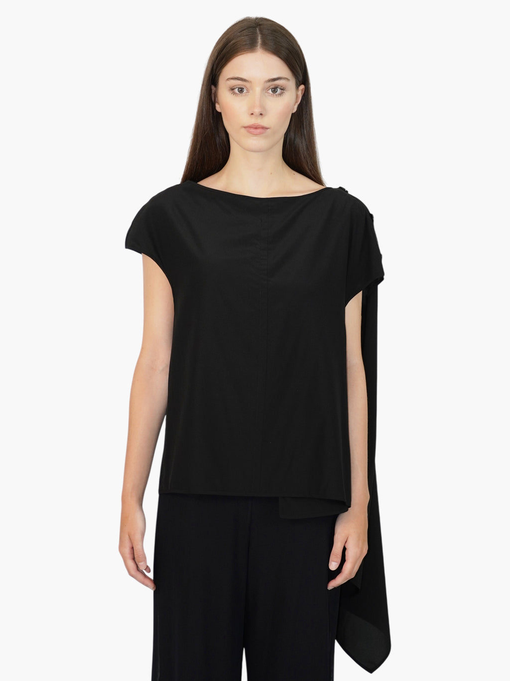 Asymmetrical Draped Top