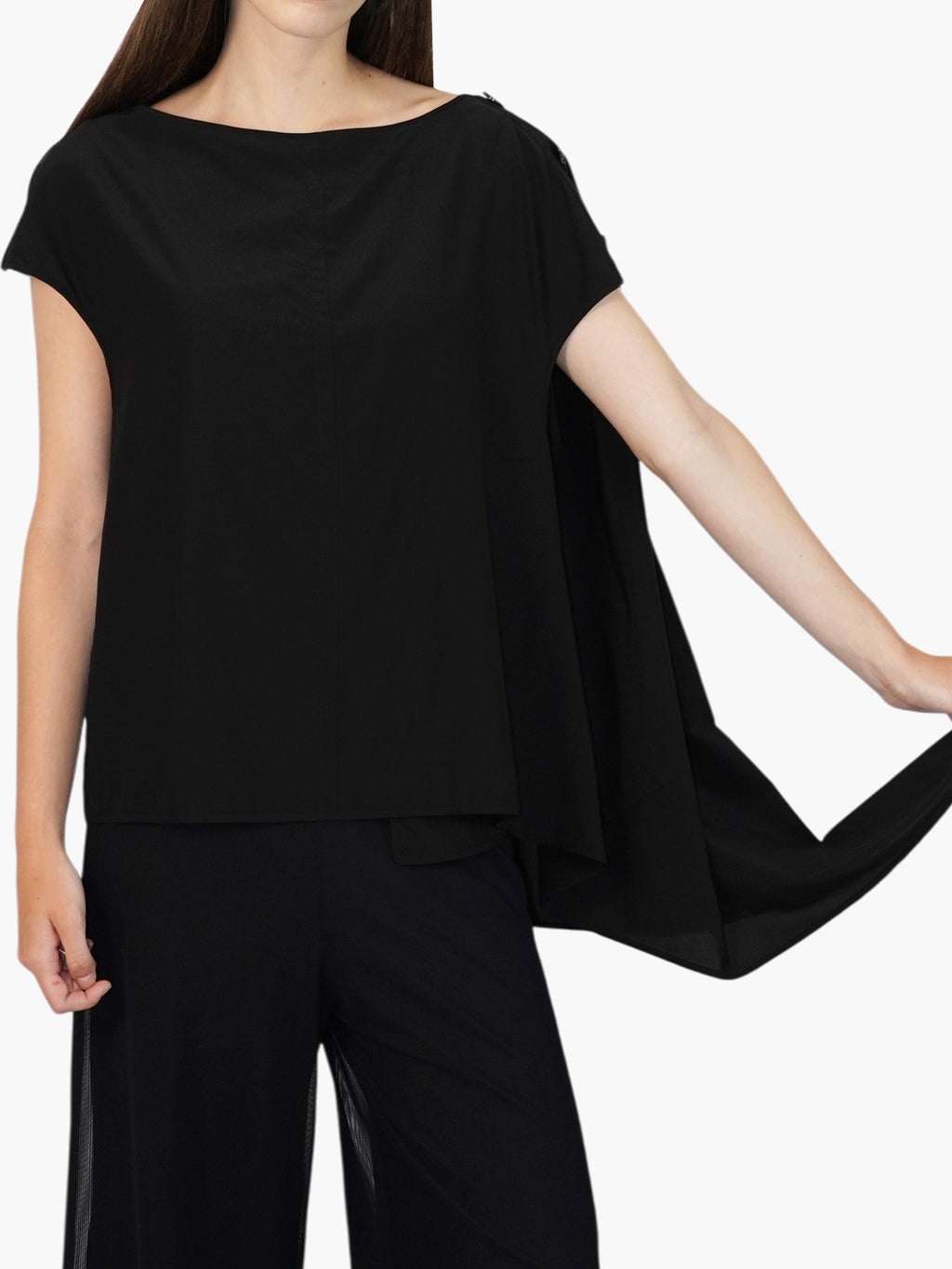 Asymmetrical Draped Top