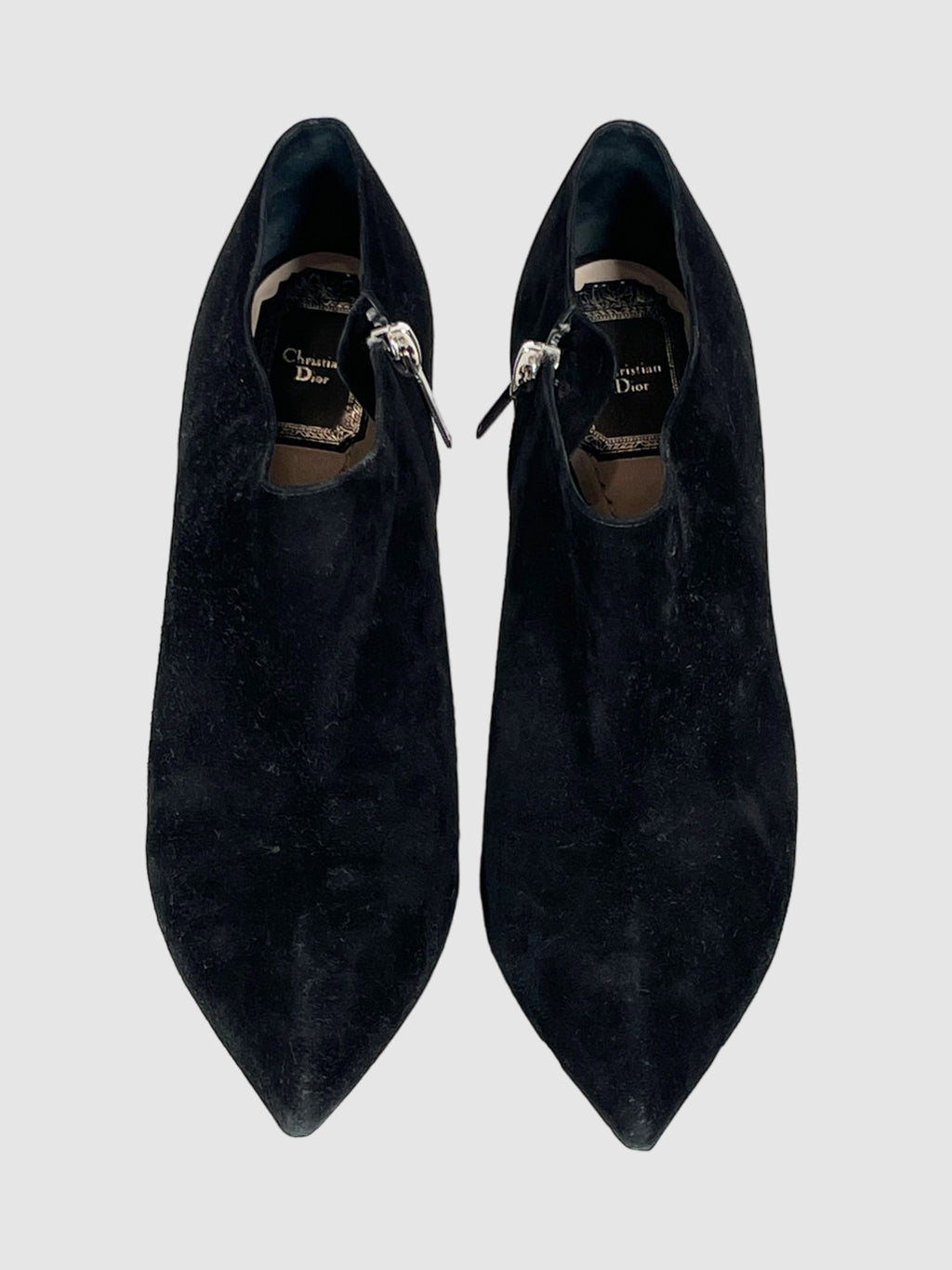 Suede Ankle Chelsea Boots - Size 38