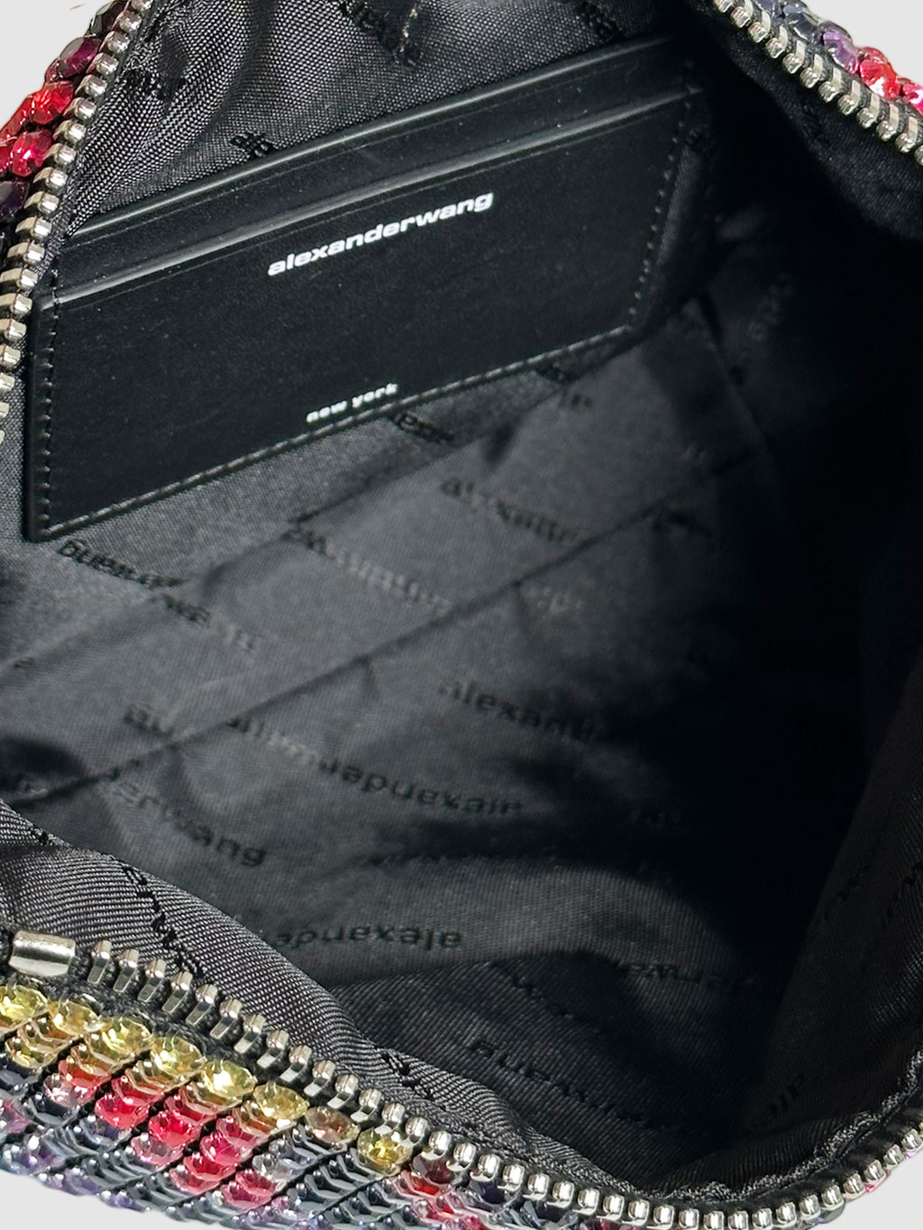 Alexander Wang Heiress Crystals Embellished Clutch
