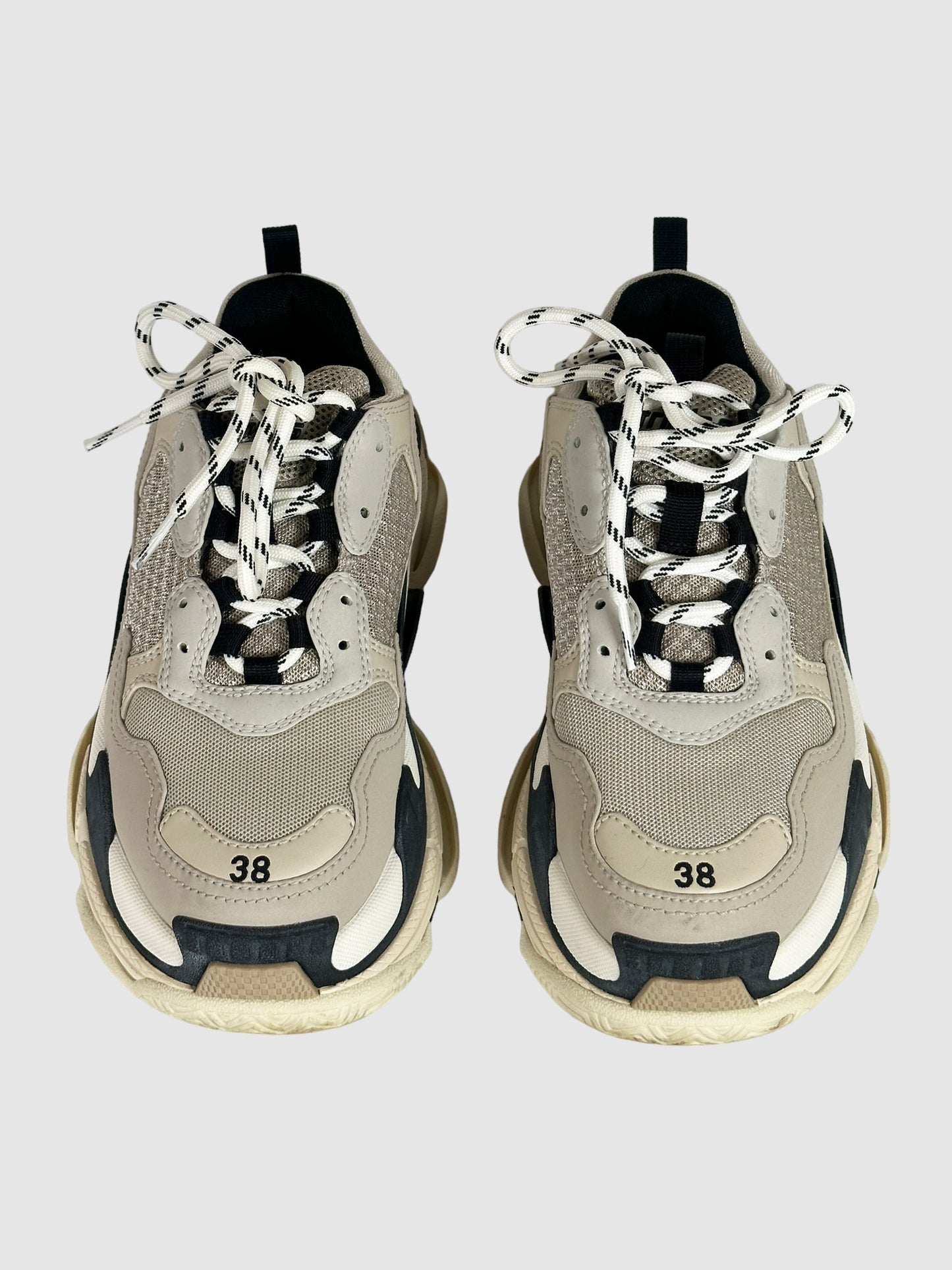 Balenciaga Triple S Chunky Sneakers - Size 38