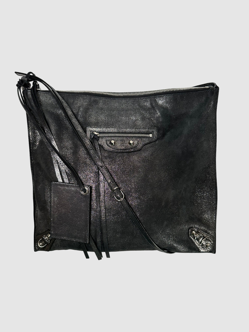 Balenciaga Leather Papier Crossbody Bag