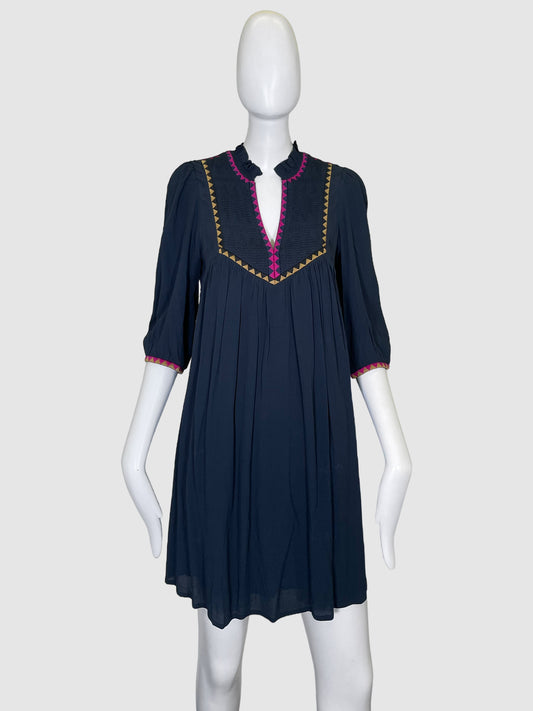 Ba&Sh V-Neck Mini Dress - Size 0
