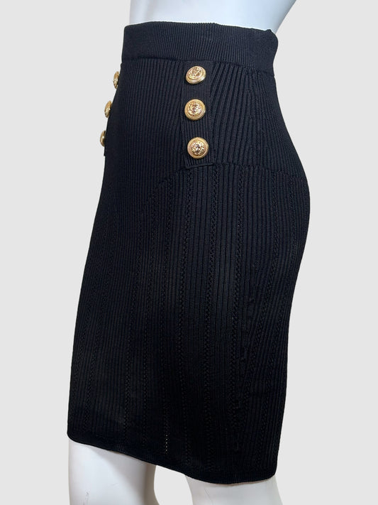 Balmain Knitted Mini Skirt - Size 36