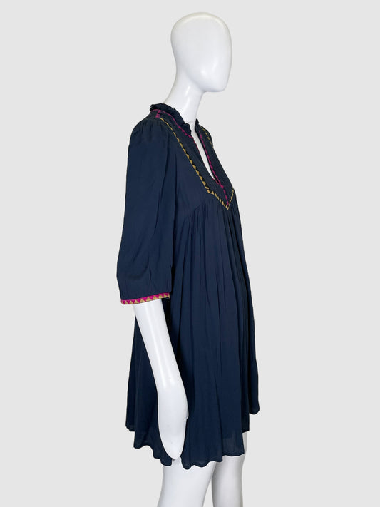 Ba&Sh V-Neck Mini Dress - Size 0