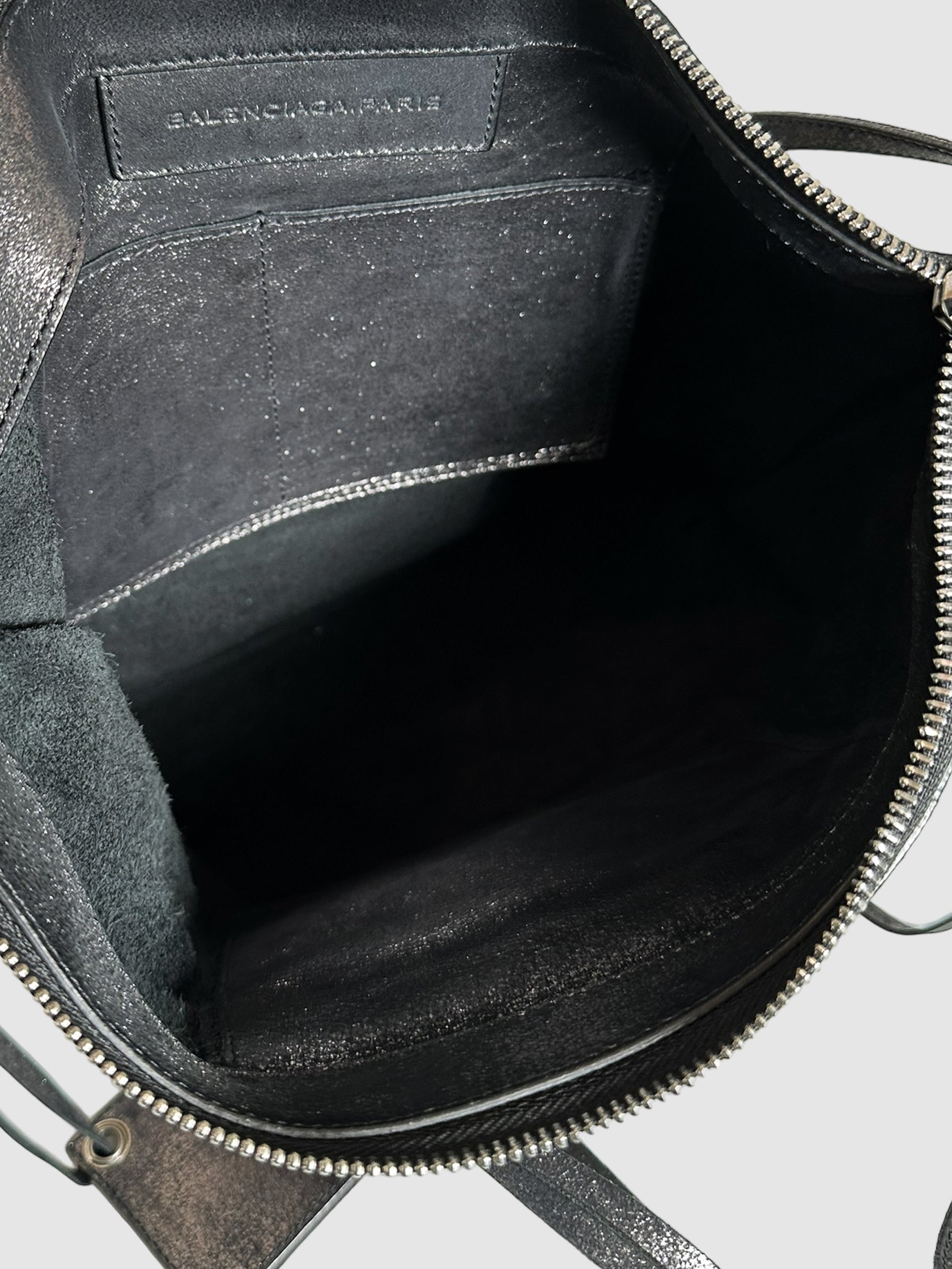 Balenciaga Leather Papier Crossbody Bag