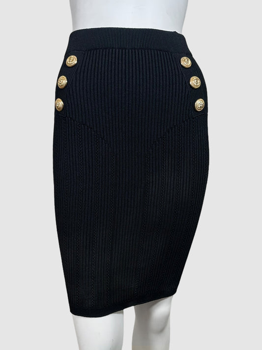 Balmain Knitted Mini Skirt - Size 36