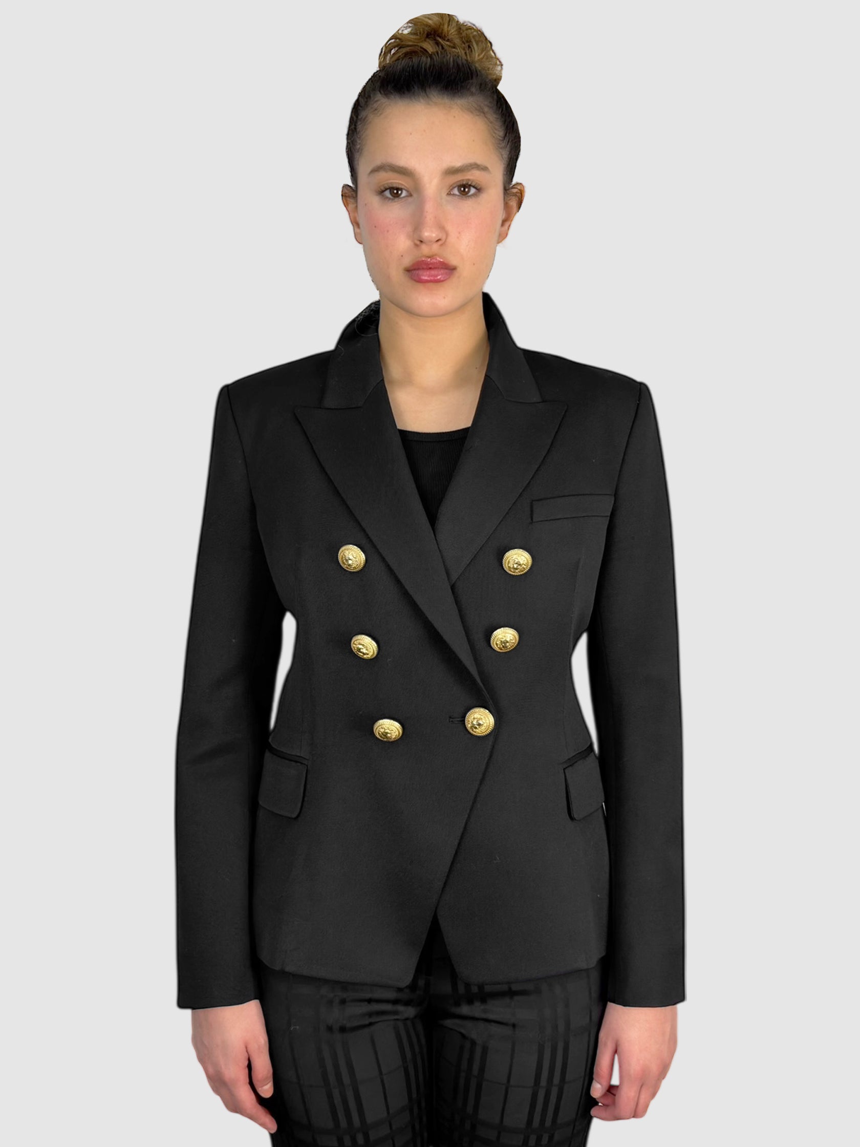 Wool Double-Breasted Blazer