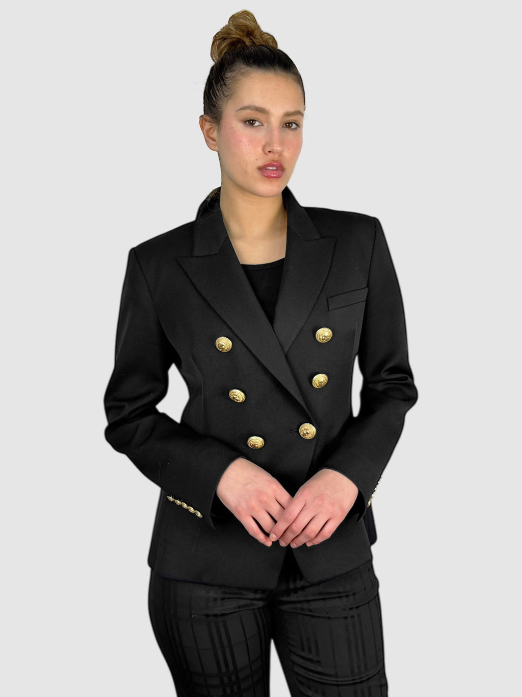 Wool Double-Breasted Blazer