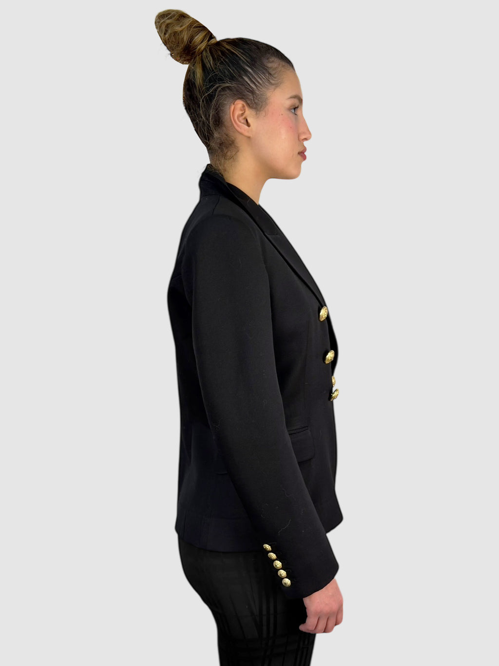 Wool Double-Breasted Blazer