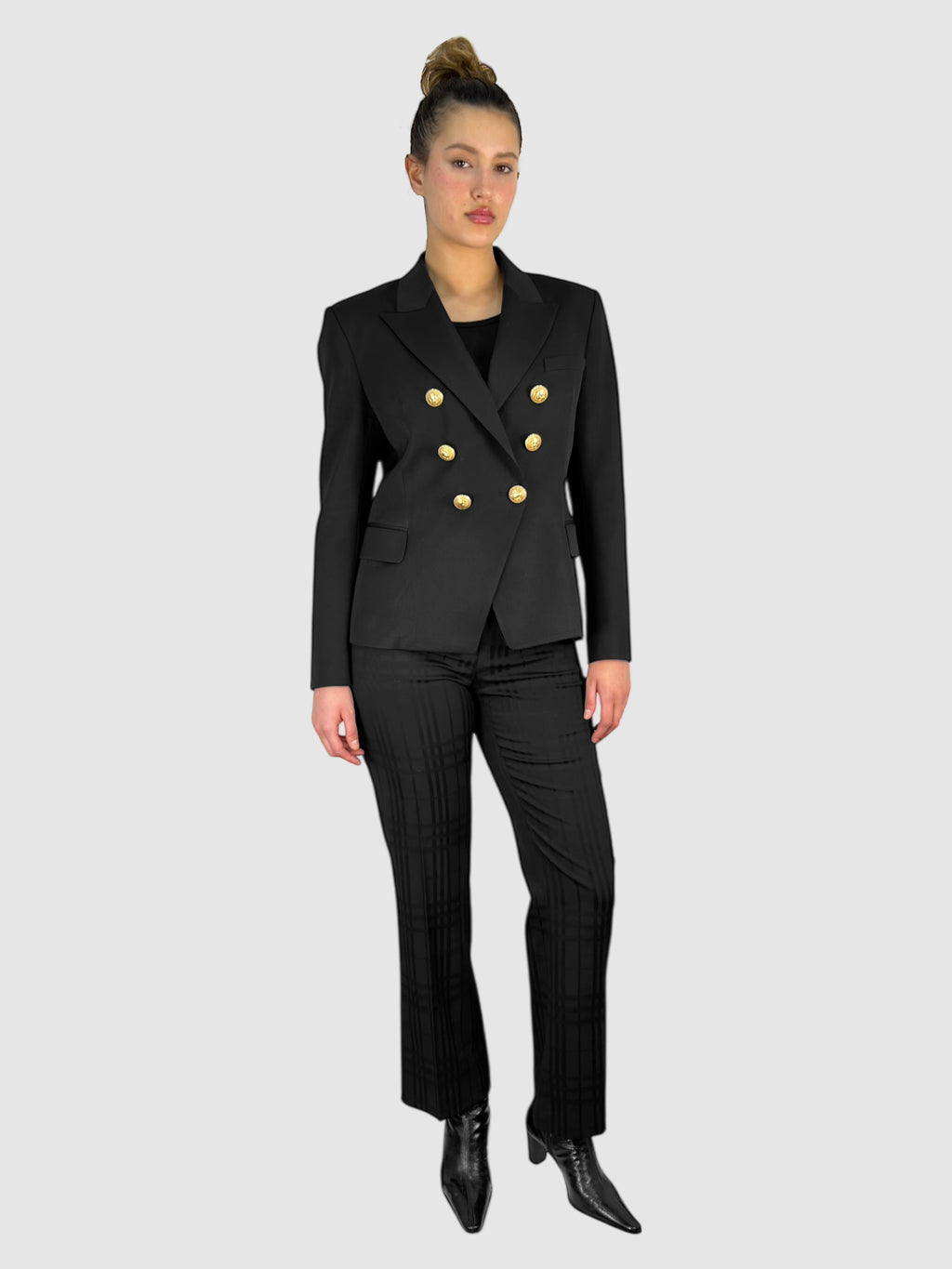 Wool Double-Breasted Blazer