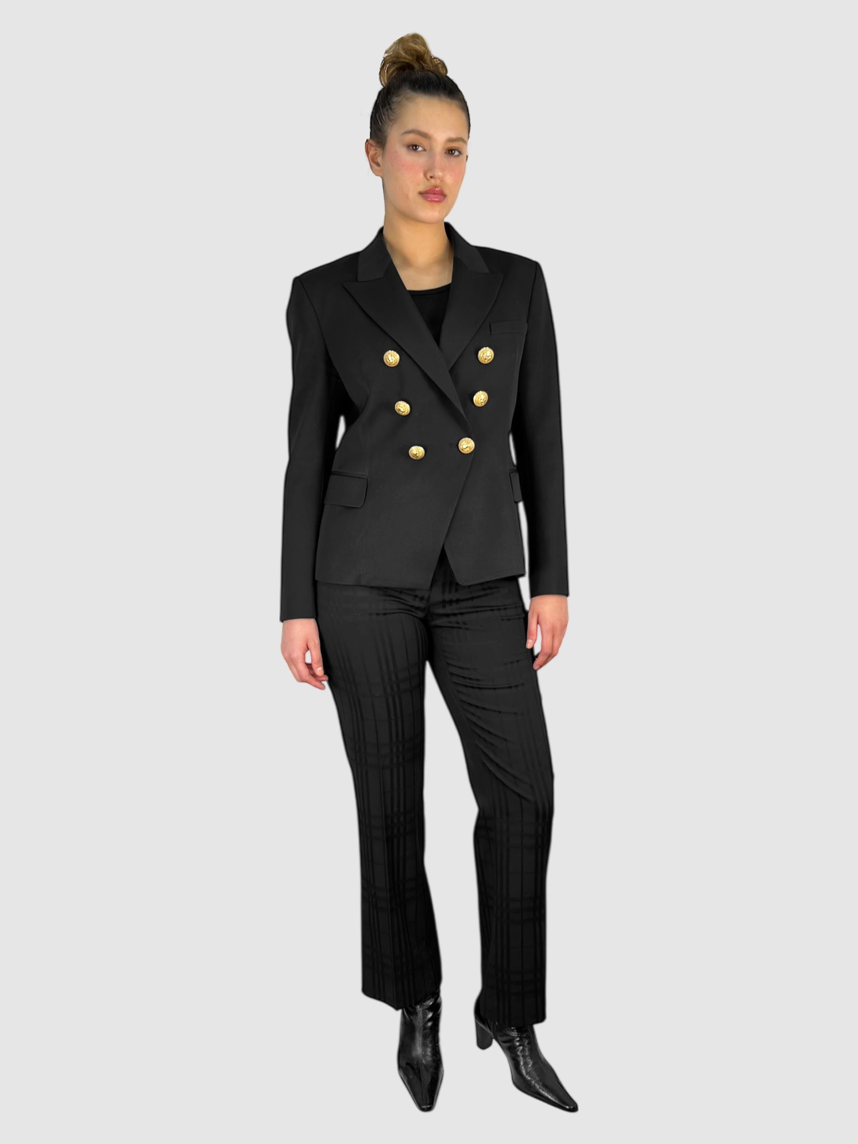 Wool Double-Breasted Blazer