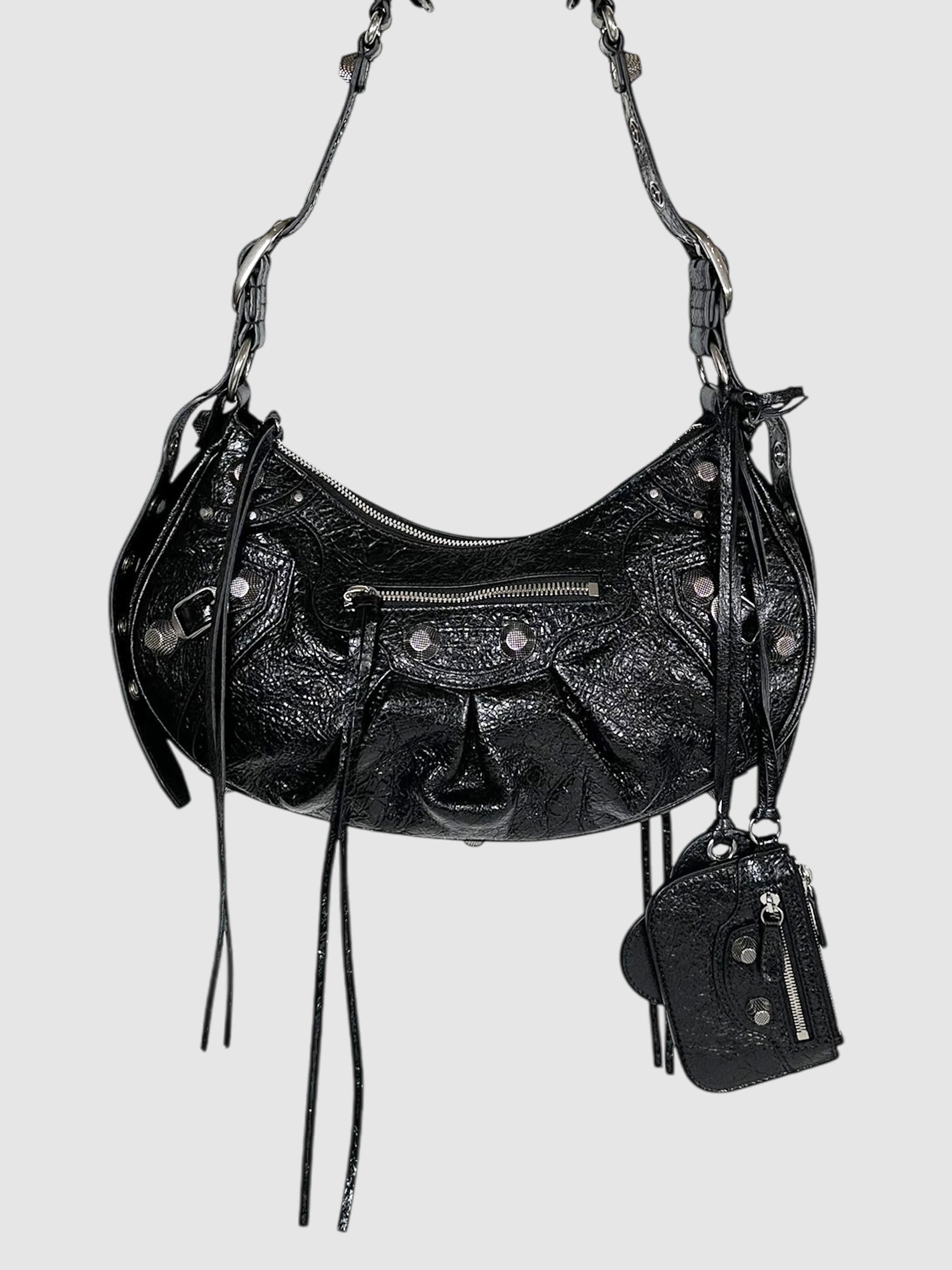 Balenciaga Black Leather Small Le Cagole Bag Luxury Designer Resale Consignment Toronto