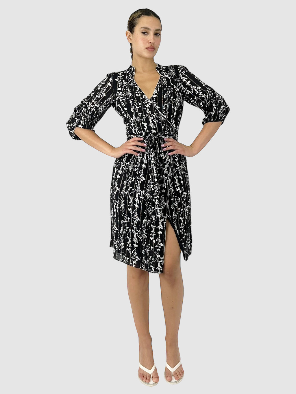 Folia Wrap Dress
