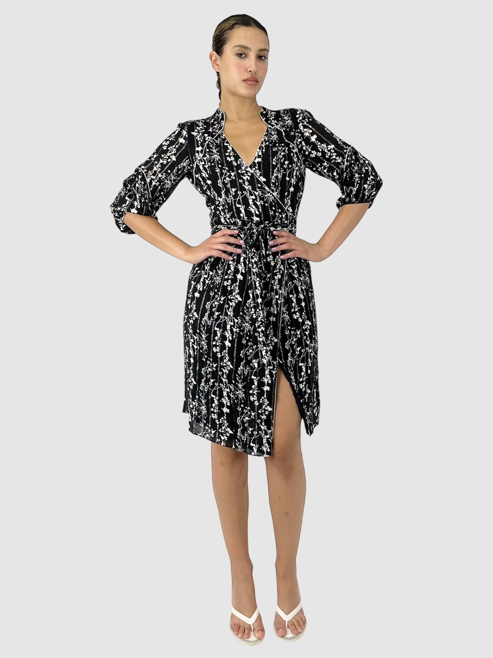 Folia Wrap Dress