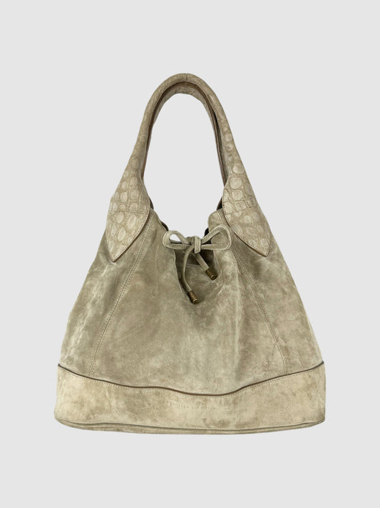 Suede Hobo Bag