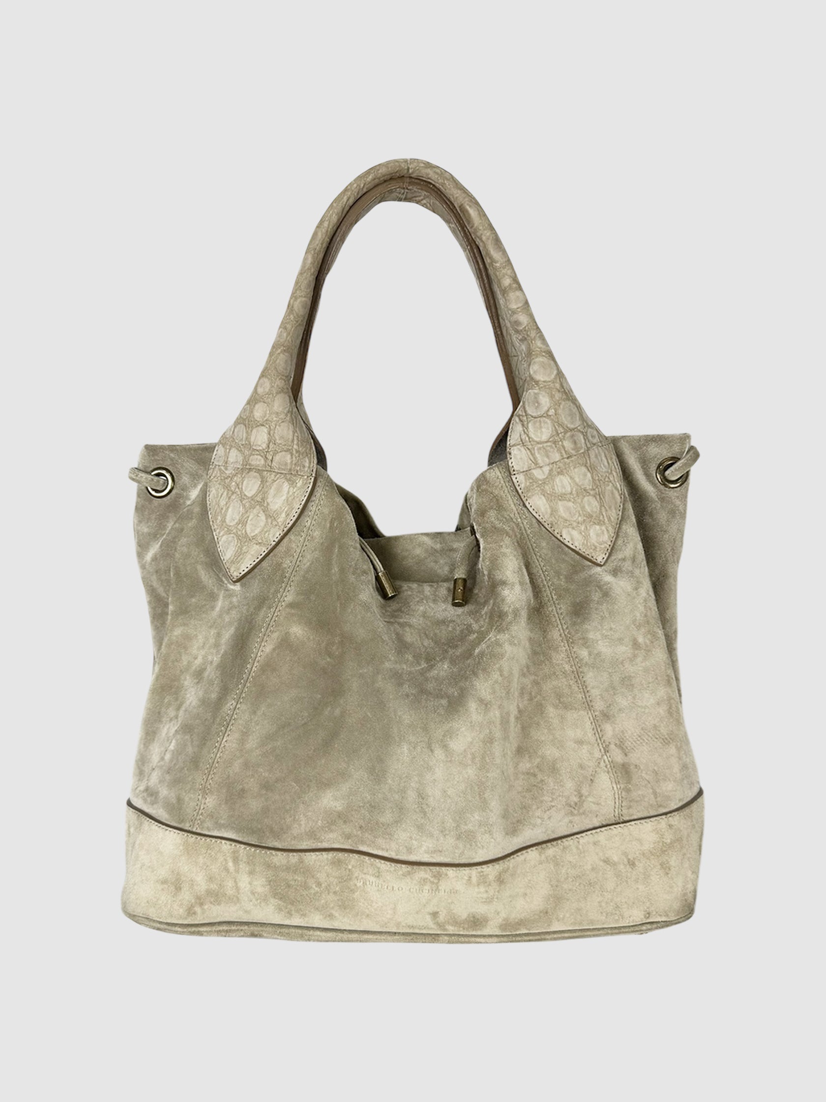 Suede Hobo Bag
