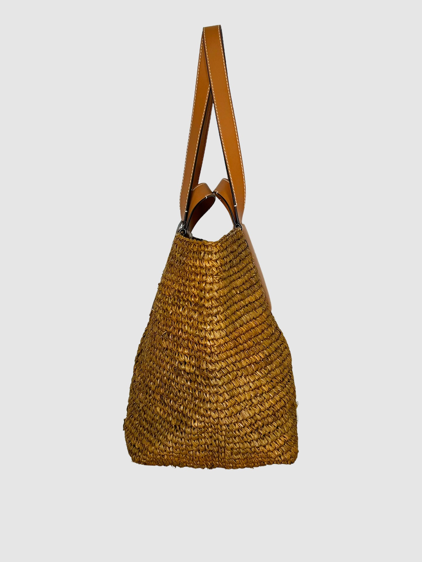 Large Morris Raffia Tote Bag