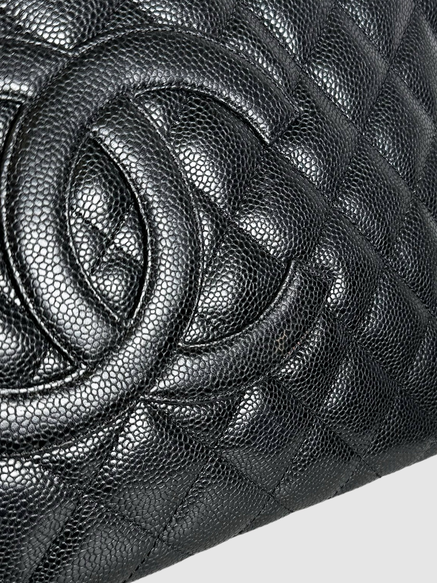 Caviar Quilted Grand Shopping Tote