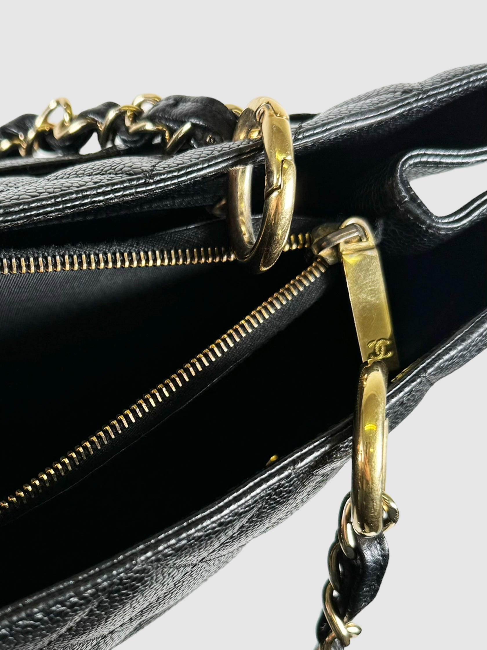 Caviar Quilted Grand Shopping Tote