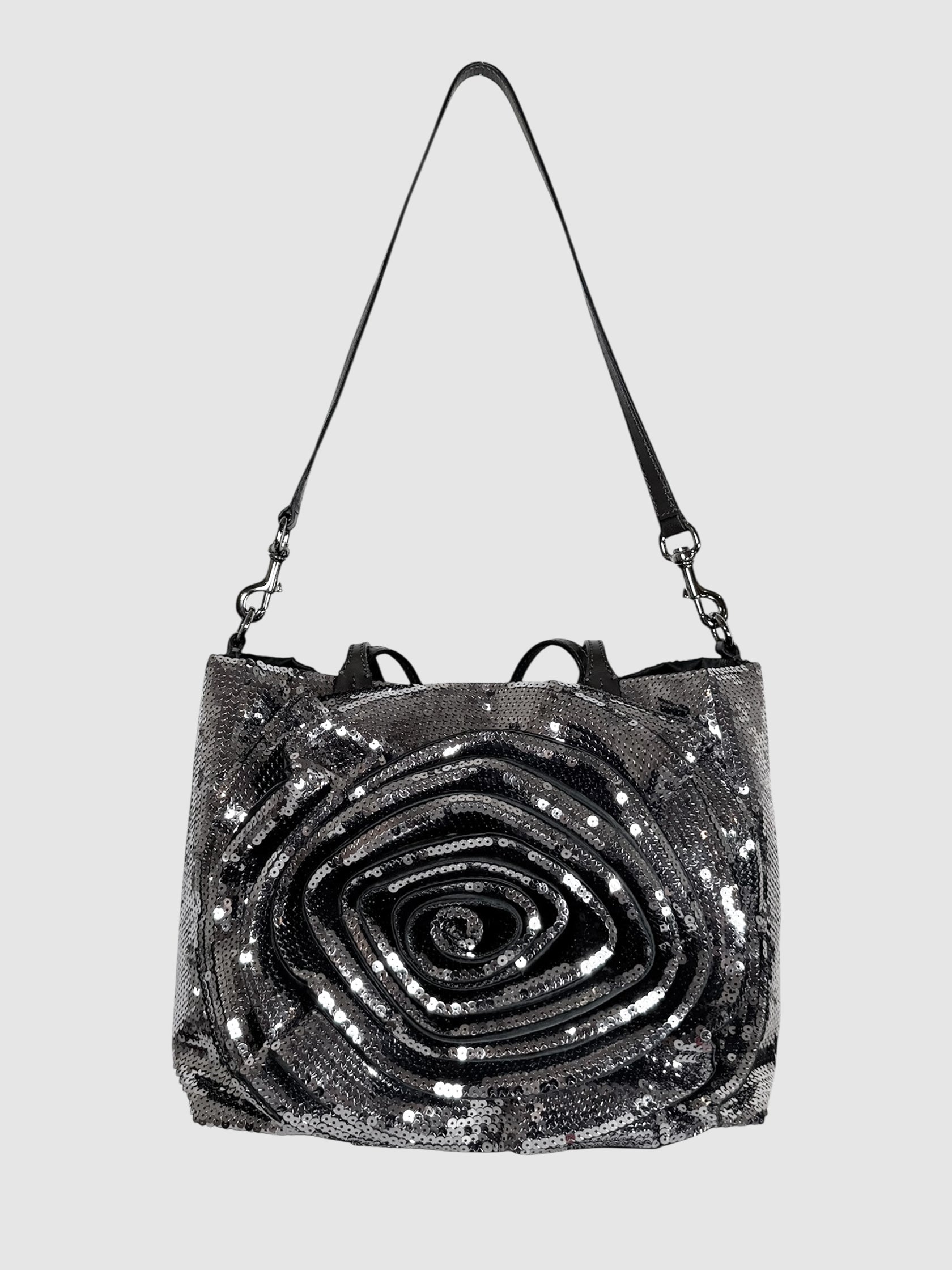 Sequin Rosette Tote