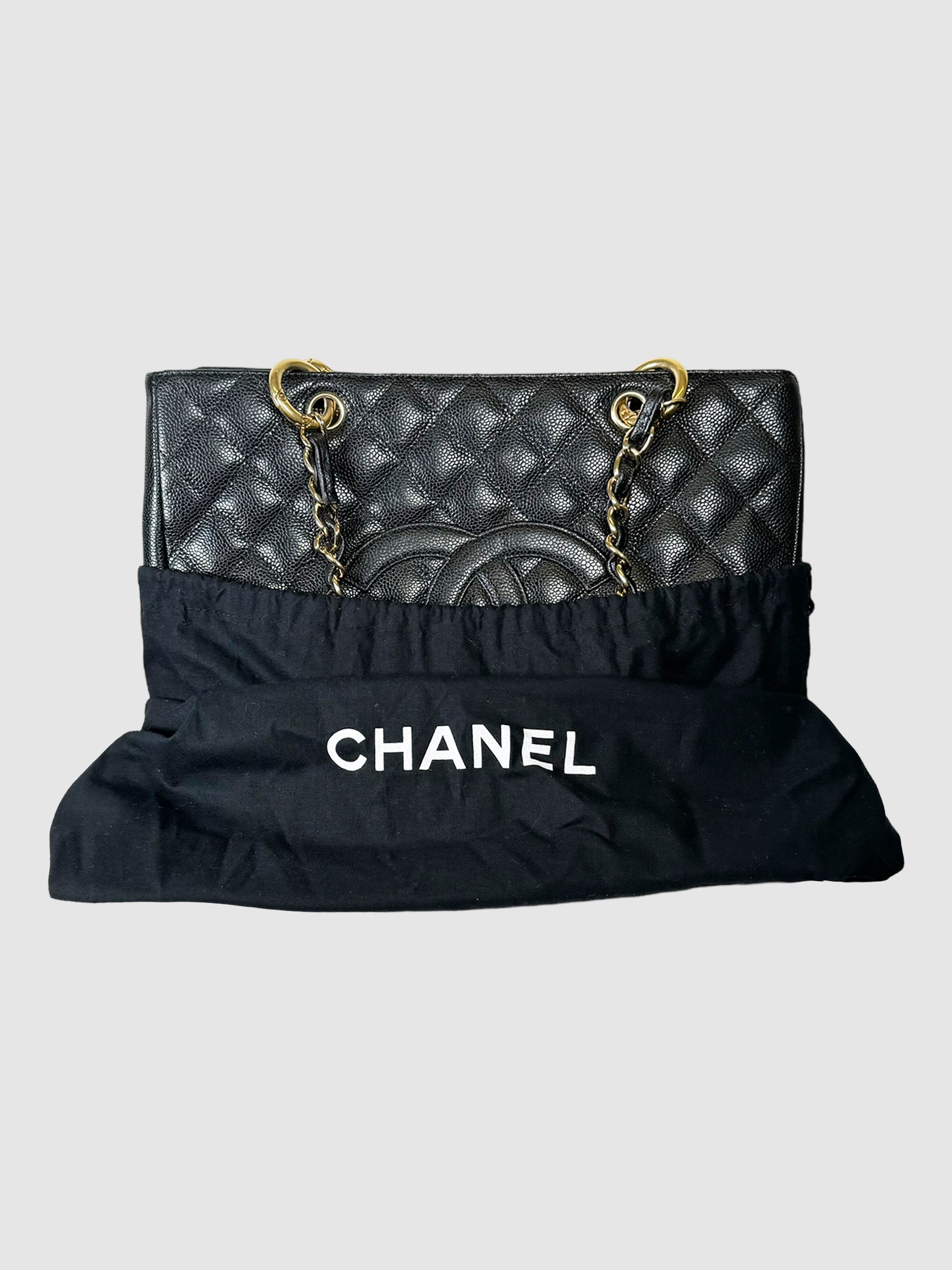 Caviar Quilted Grand Shopping Tote