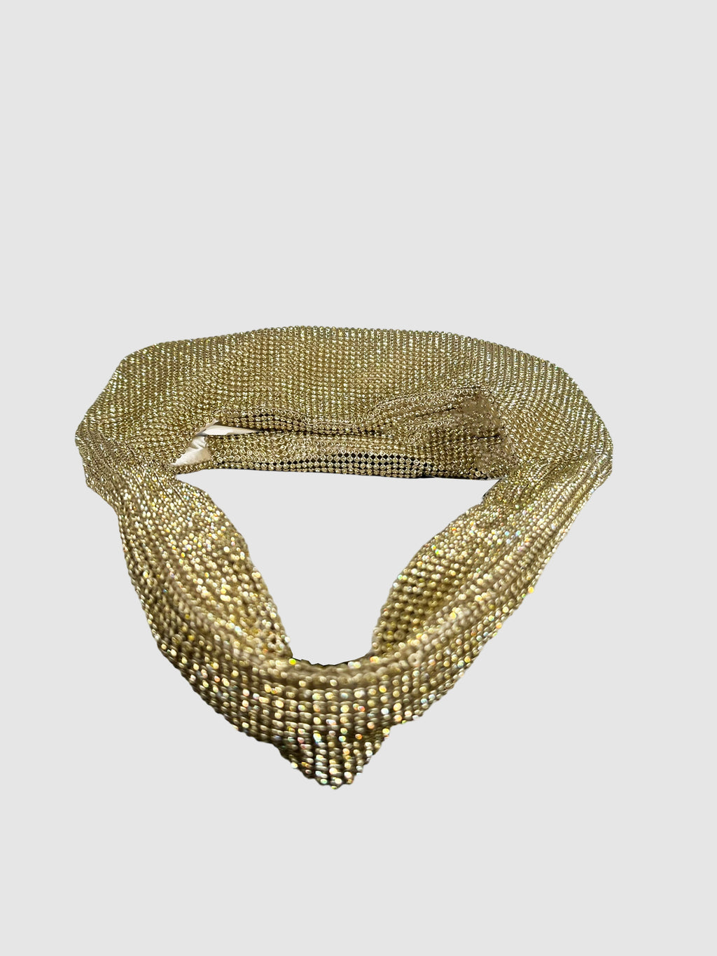 Rhinestone Mesh Shoulder Bag