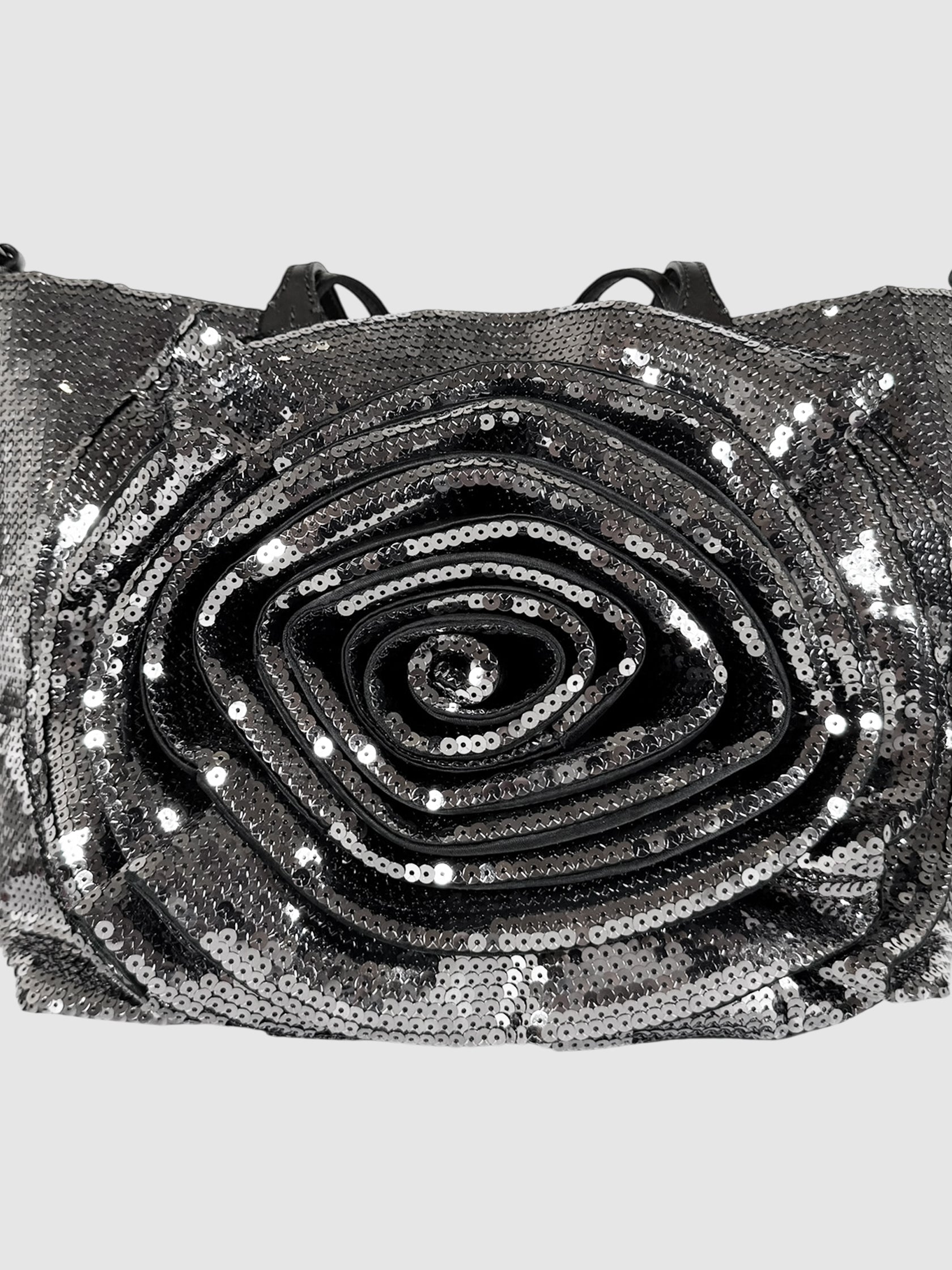 Sequin Rosette Tote