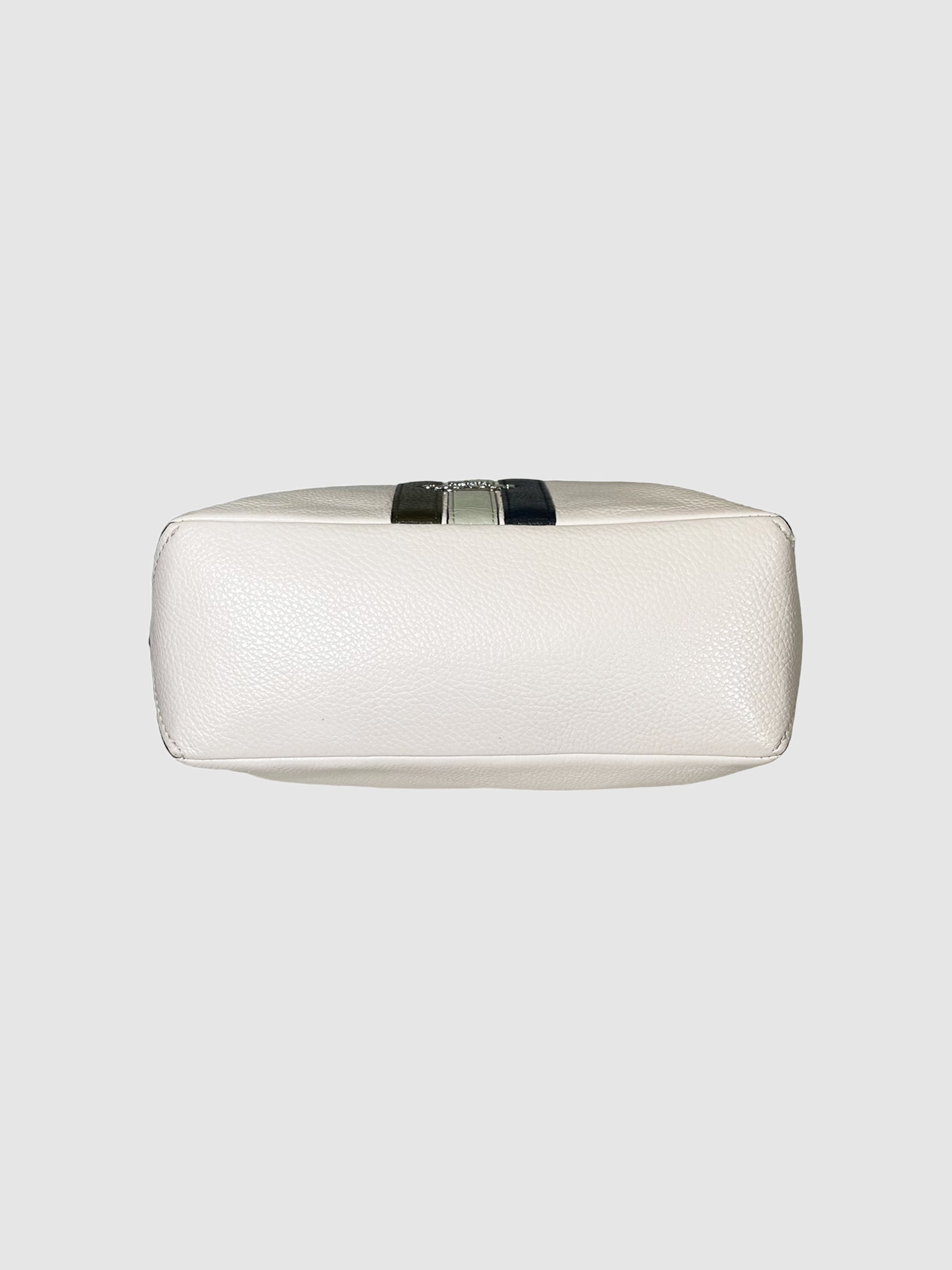 Leather Striped Satchel