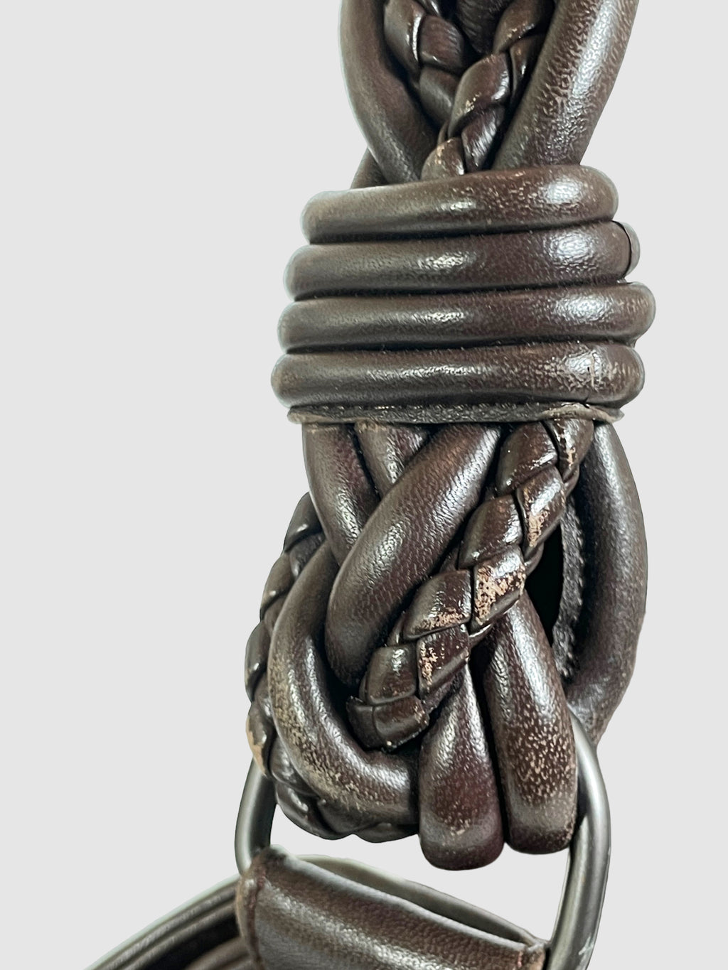 Braided Double Flap Handbag